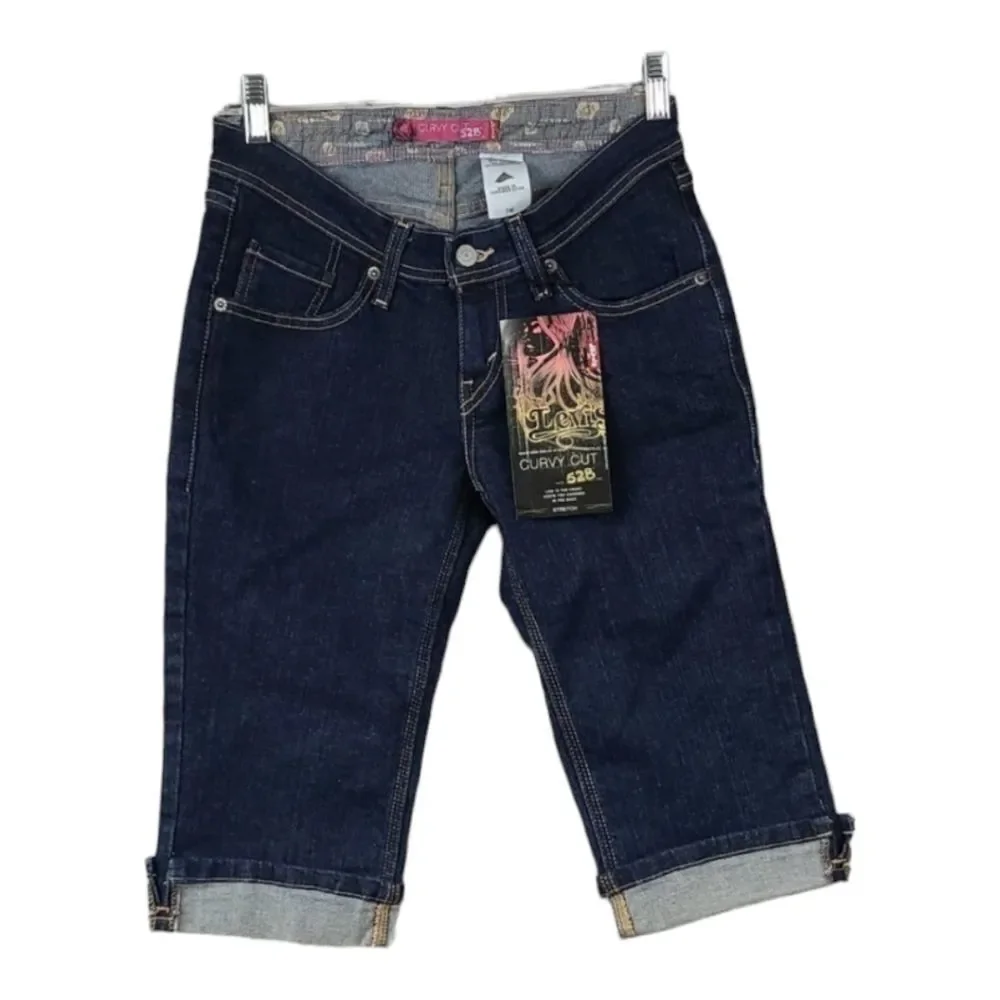 Levi's 528 Curvy Cut NWT Low Rise Stretch 14